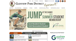 Desktop Screenshot of glenviewparks.net